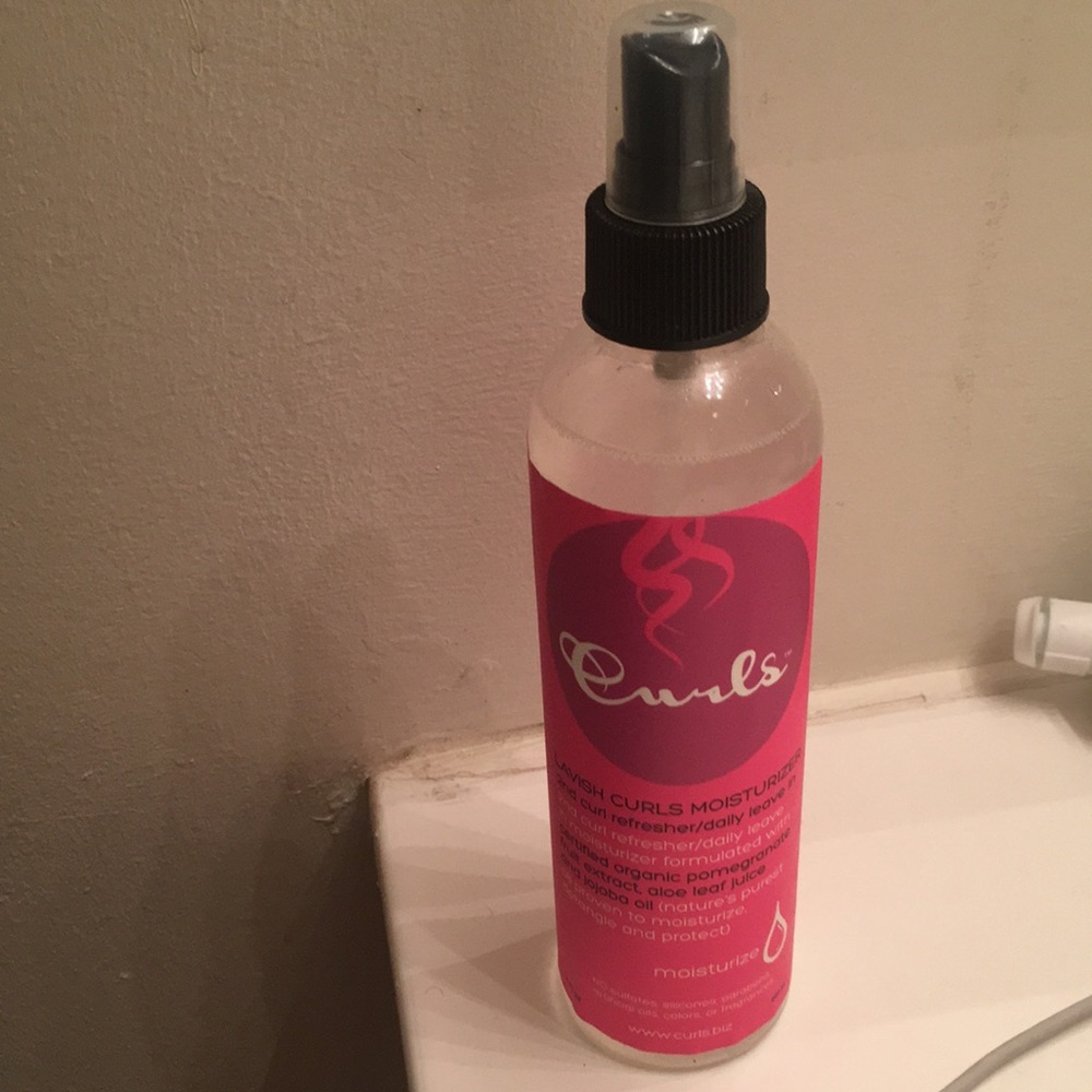 Curls Lavish Moisturizer. Leave in moisturizer.